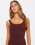 HOUNDSTOOTH TESS CROP