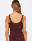 HOUNDSTOOTH TESS CROP