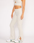ANGEL FOLDED WAIST FLARE PANTS