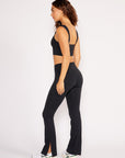 ANGEL FOLDED WAIST FLARE PANTS