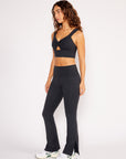 ANGEL FOLDED WAIST FLARE PANTS