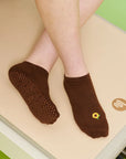 LOW RISE GRIP SOCKS - SUNFLOWER FIELDS