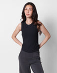 CALM RIBBED TANK