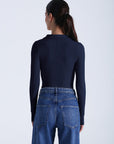 CALM BUTTON DOWN TOP