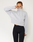 LUNAR CROPPED 1/2 ZIP PULLOVER