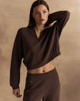 MOON V NECK BLOUSE