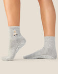 CREW GRIP SOCKS - TERRIER GREY MARLE