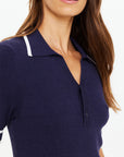 PLUME KNIT COLLARED DRESS