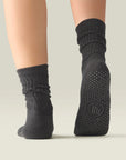 SCRUNCH GRIP SOCKS - CHARCOAL