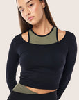 SUTTON LS CROPPED TOP