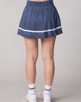 PLEAT STRIPE SKORT