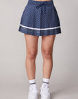 PLEAT STRIPE SKORT