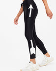 THE UPSIDE SUPER SOFT ARROW MIDI LEGGING