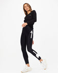 THE UPSIDE SUPER SOFT ARROW MIDI LEGGING