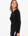 THE UPSIDE RIB CHRISSY LONG SLEEVE TOP
