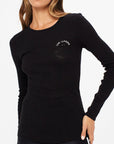 THE UPSIDE RIB CHRISSY LONG SLEEVE TOP