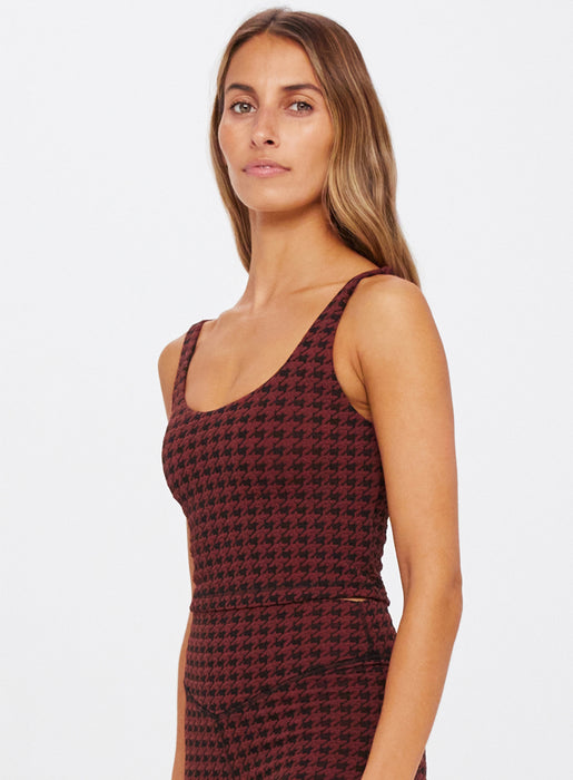 HOUNDSTOOTH TESS CROP