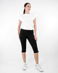 PINTUCK CAPRI PANTS