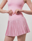 CRUSH PLEATED SKORT