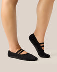 BALLET NON SLIP GRIP SOCKS - CLASSIC BLACK