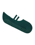 BALLET NON SLIP GRIP SOCKS - FOREST GREEN