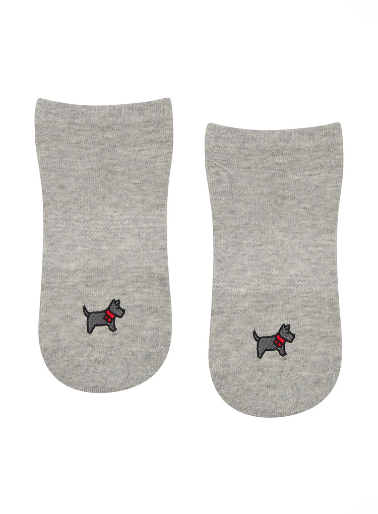 LOW RISE GRIP SOCKS - COSY PUP