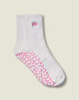 CREW GRIP SOCKS - POWER IN PARIS IVORY