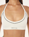 LAYBACK HALTER SPORTS BRA
