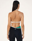 LAYBACK HALTER SPORTS BRA