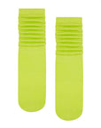 SCRUNCH GRIP SOCKS - LIME HIGH