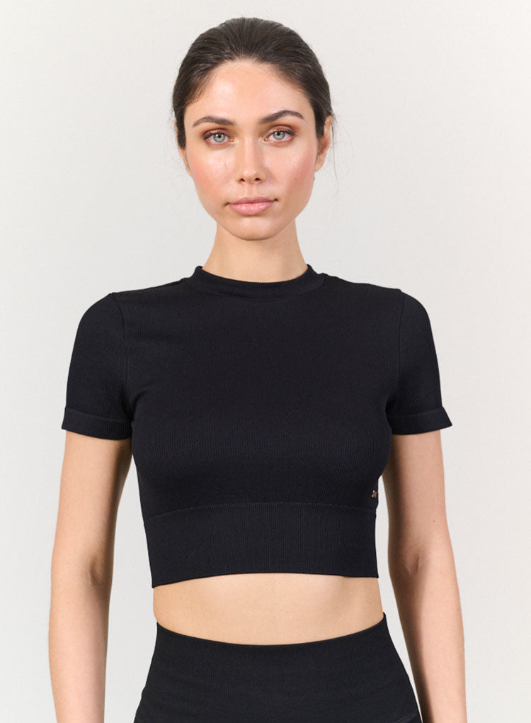 LUNE LUNA SCULPT RIB SHORT SLEEVE