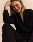 MOON V NECK BLOUSE