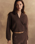 MOON V NECK BLOUSE