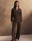 MOON V NECK BLOUSE