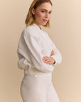 MOON V NECK BLOUSE