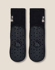 CREW GRIP SOCKS - GREY CAT BLACK