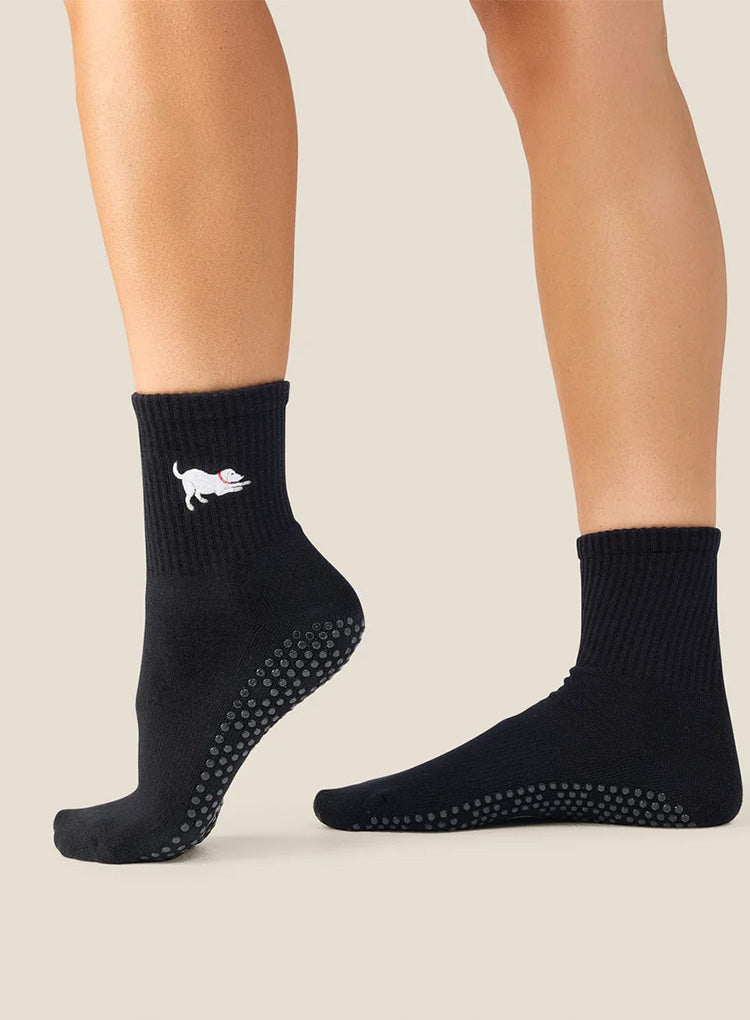 CREW GRIP SOCKS - LABRADOR BLACK