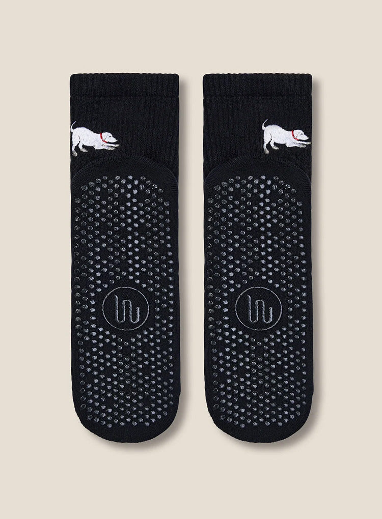 CREW GRIP SOCKS - LABRADOR BLACK