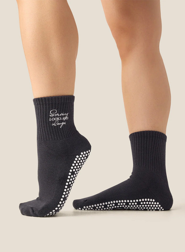 CREW GRIP SOCKS - LOOKS &amp; LUNGES