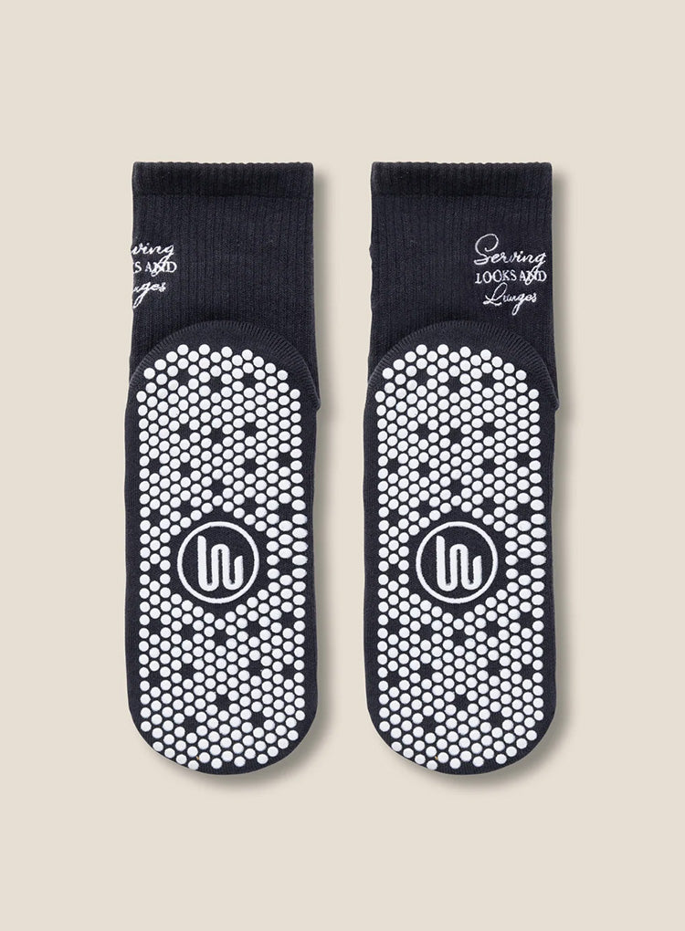 CREW GRIP SOCKS - LOOKS &amp; LUNGES