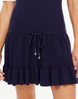 PLUME KNIT COLLARED DRESS