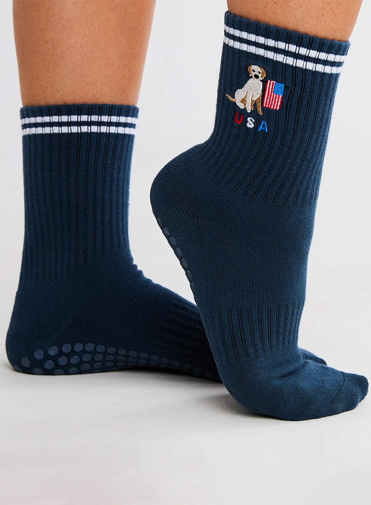 THE USA PAW-TRIOT GRIP SOCKS
