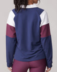 L/S COLOR BLOCKED POLO