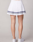 PLEAT STRIPE SKORT